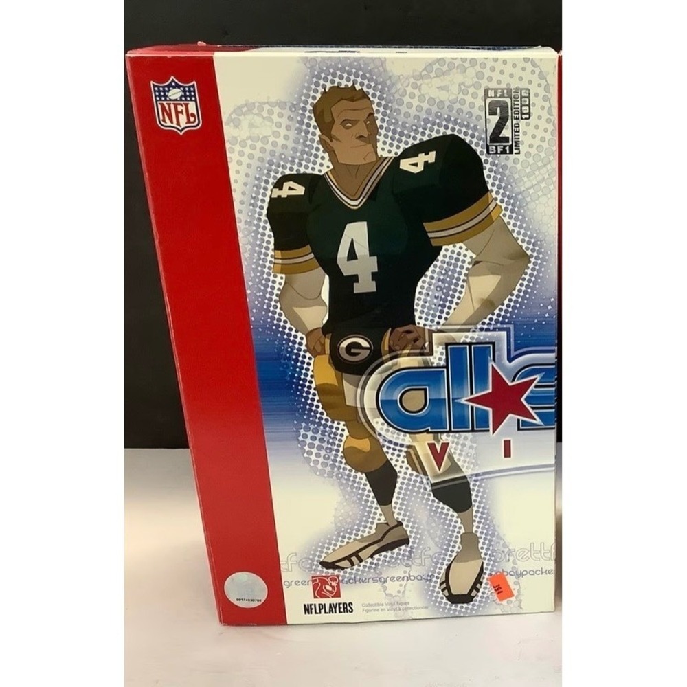 Brett Favre Upper Deck All-Star Vinyl Figure Green Bay Packers Limited Edition